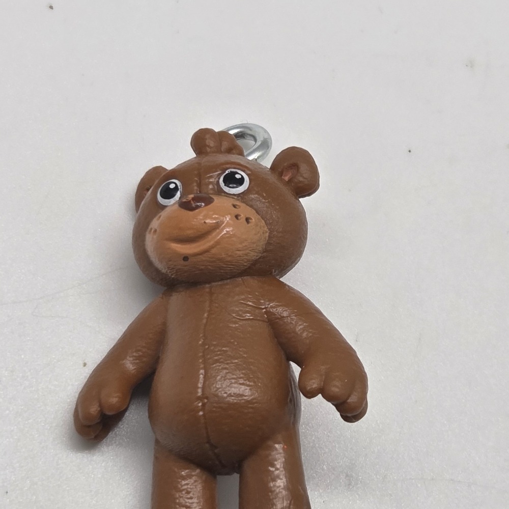 Disney Goldie and Bear Bear Keychain Just Play Backpack Charm Bag Tag VTG